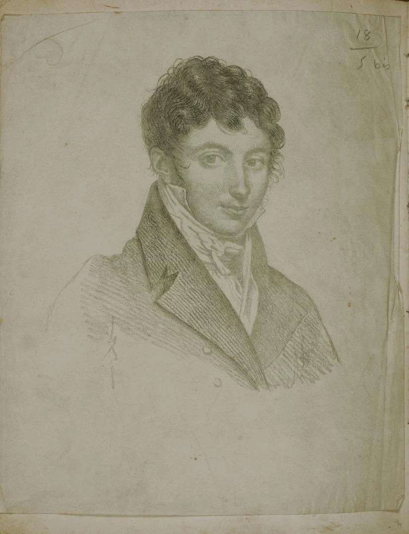 Jean - Baptiste Wicar, Ritratto di Joseph Serviere, Museo Napoleonico, Roma